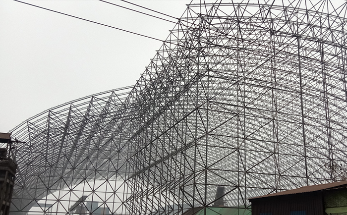 網架鋼結構加工廠-河北涉縣天鐵料場